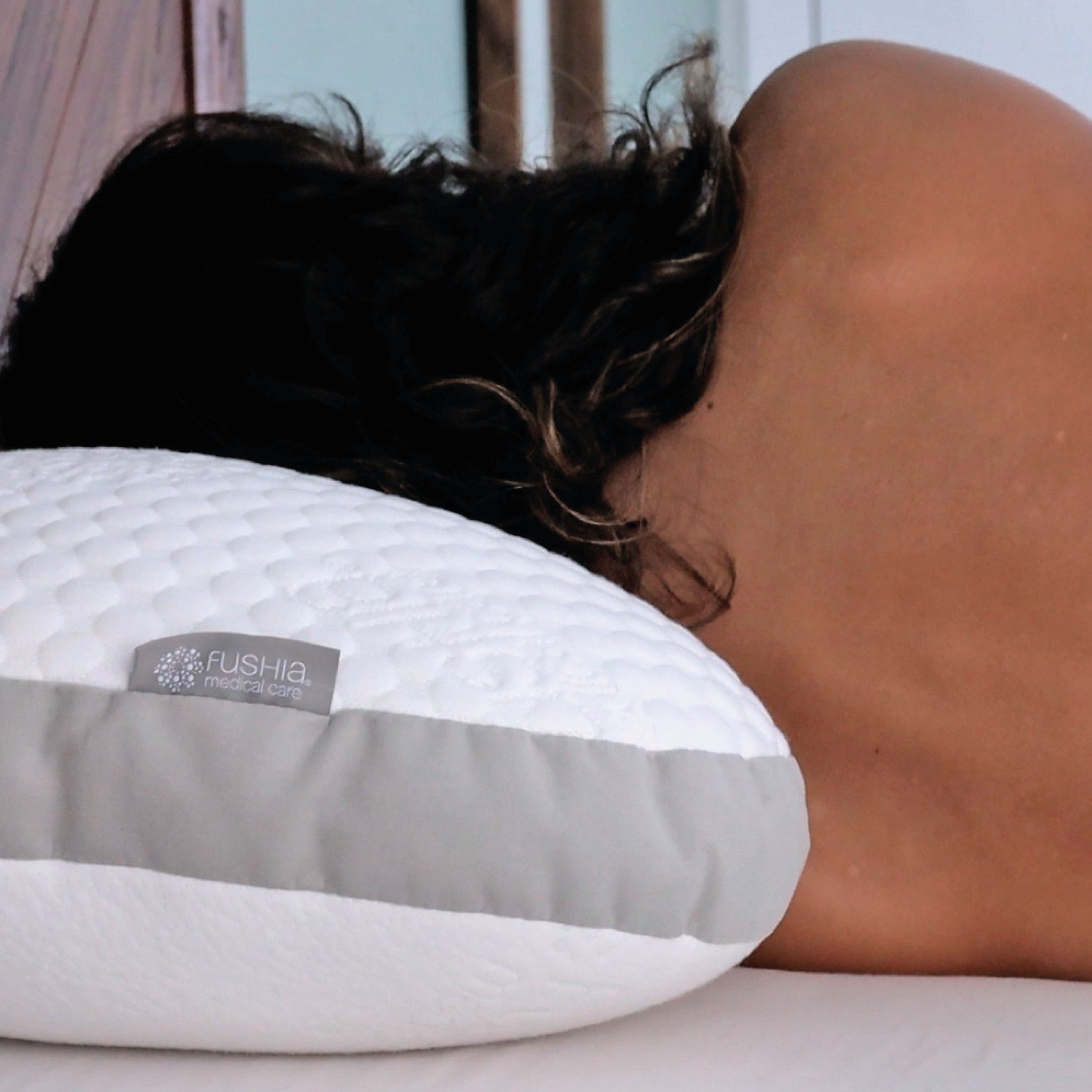 Almofada Fushia Ergo – Conforto lateral para apoio cervical - 2 un